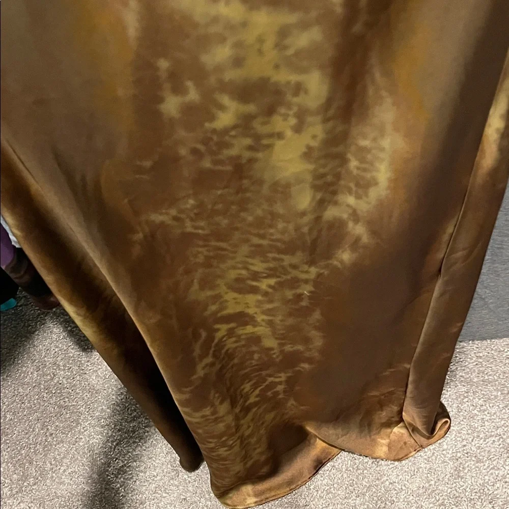 Zara Brown Tie-Dye Maxi Dress - Picture 5 of 8